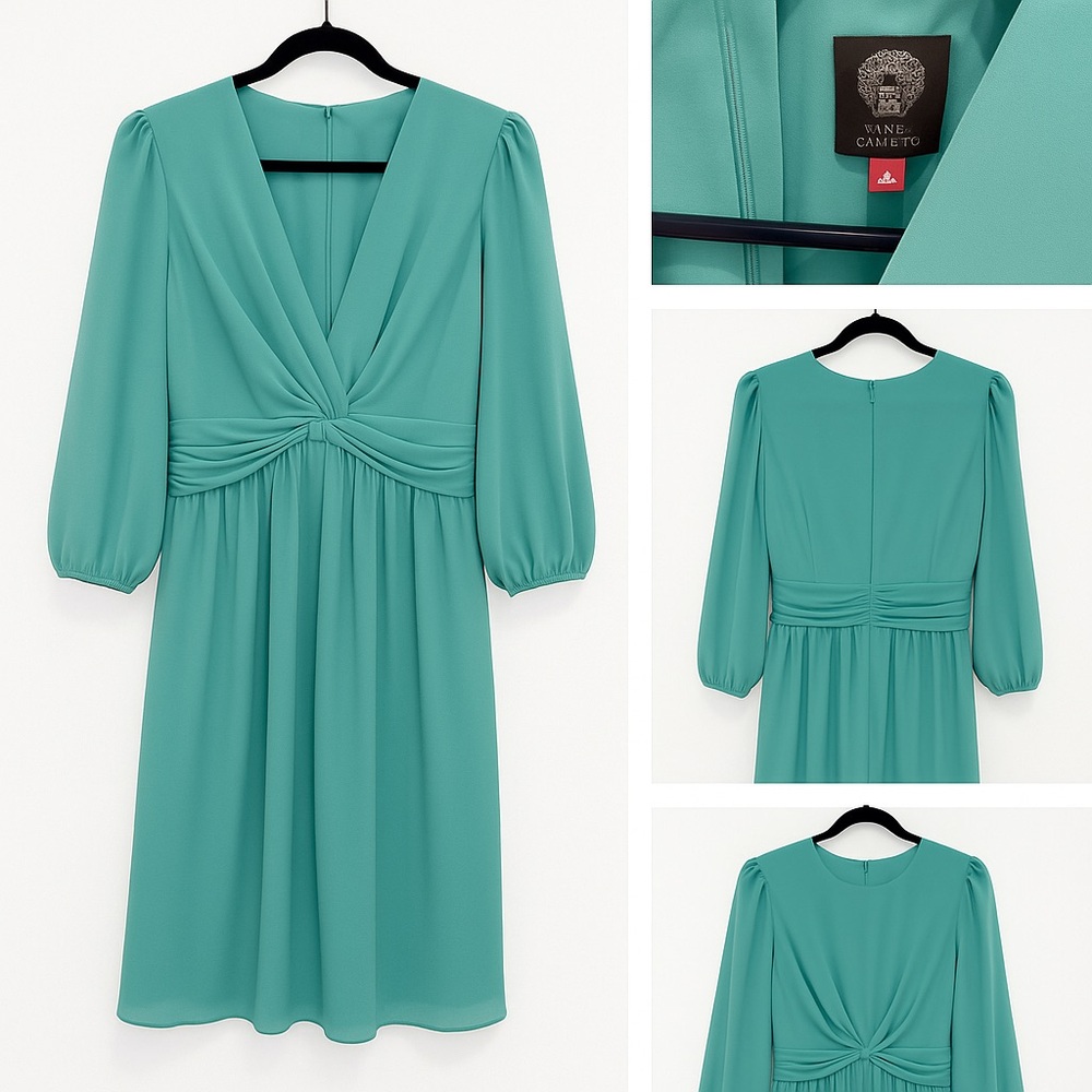 Vince Camuto Teal Midi Dress